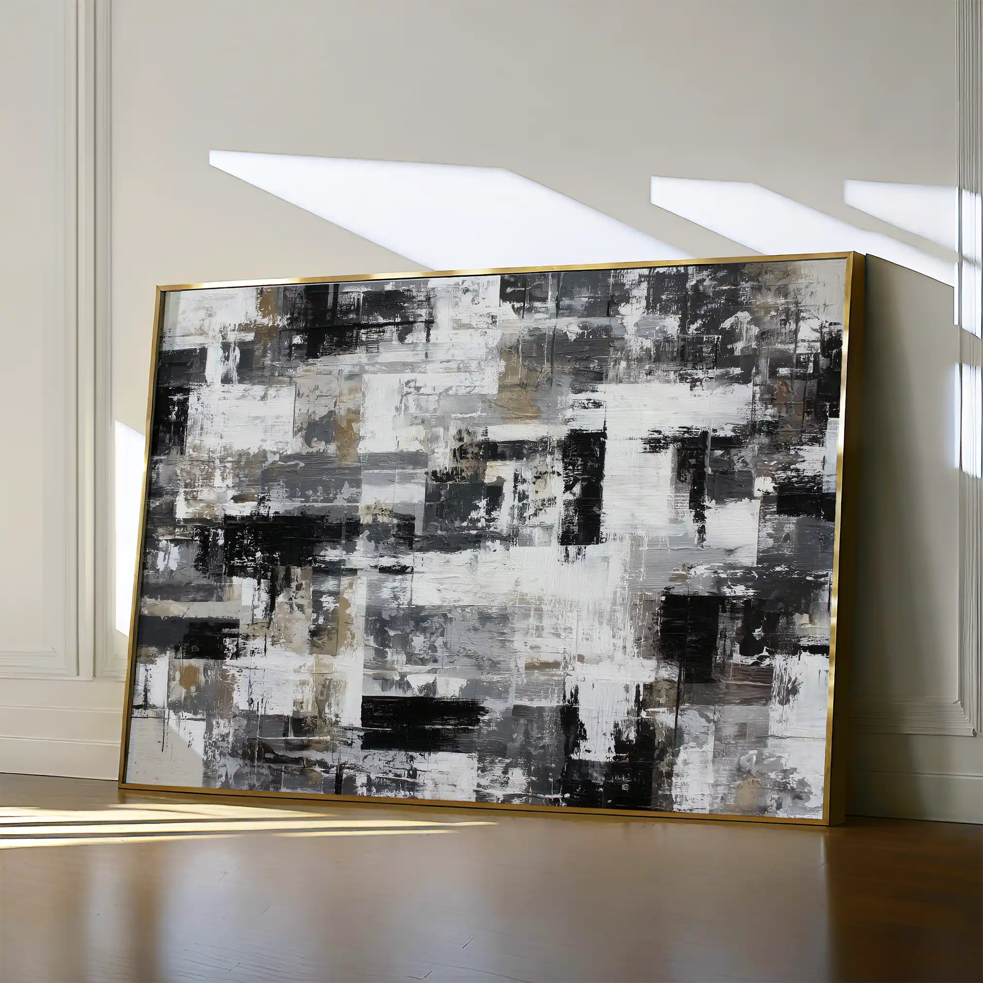 Abstract 1445 Canvas Art 60 x 40 cm / Stretched on hidden frame