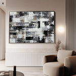 Abstract 1445 Canvas Art 60 x 40 cm / Stretched on hidden frame