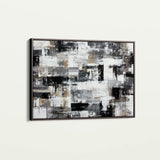 Abstract 1445 Canvas Art 60 x 40 cm / Stretched on hidden frame