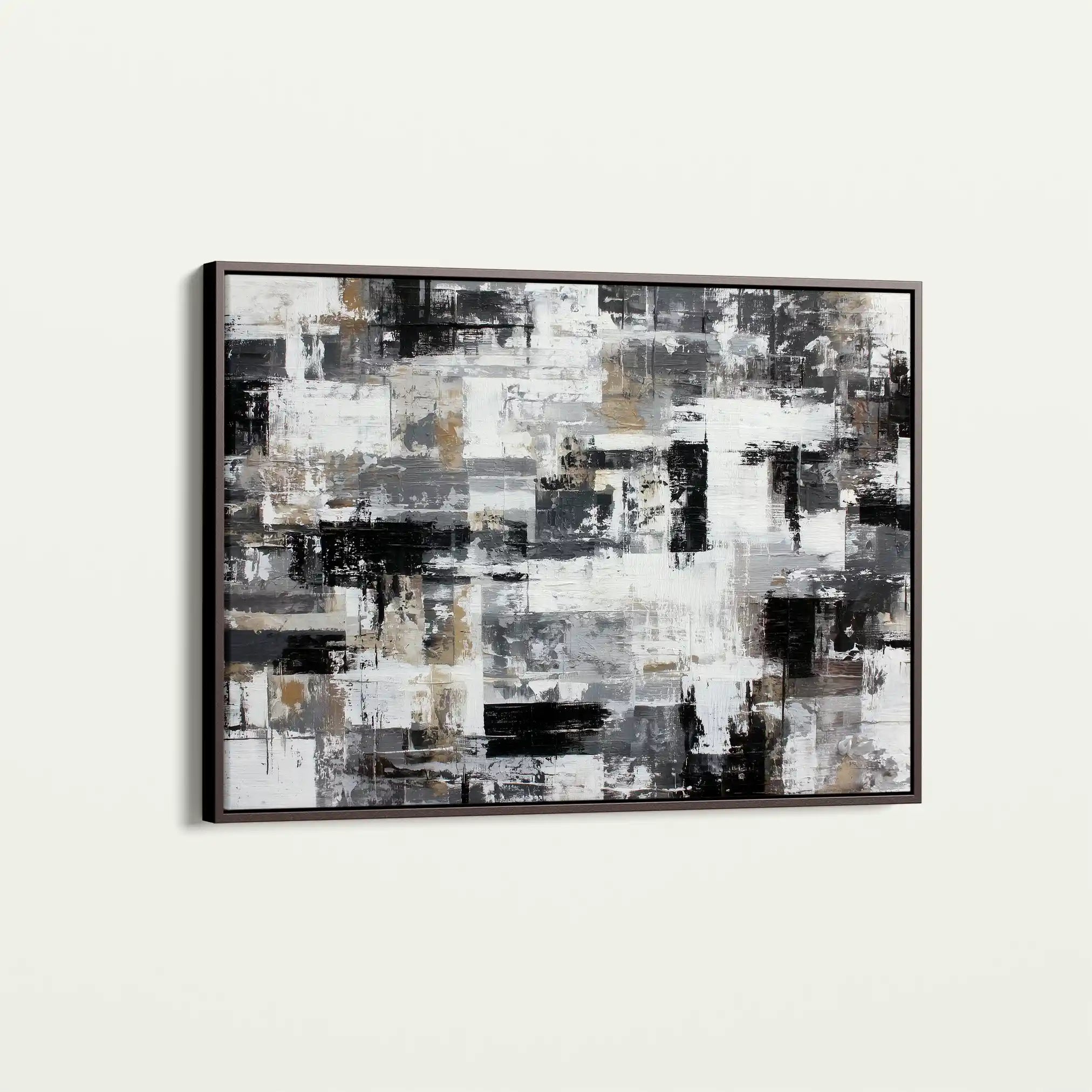 Abstract 1445 Canvas Art 60 x 40 cm / Stretched on hidden frame