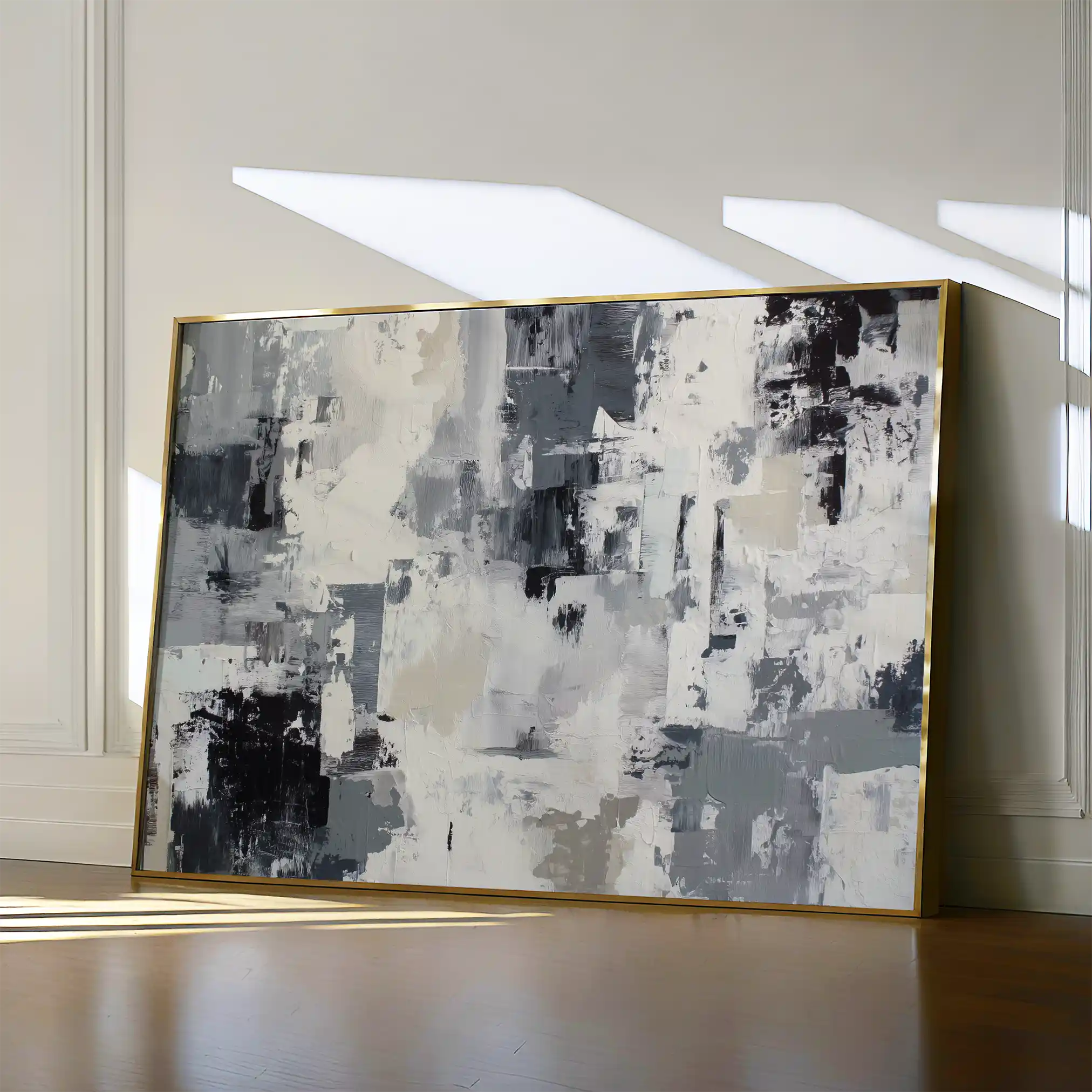 Abstract 1446 Canvas Art 60 x 40 cm / Stretched on hidden frame