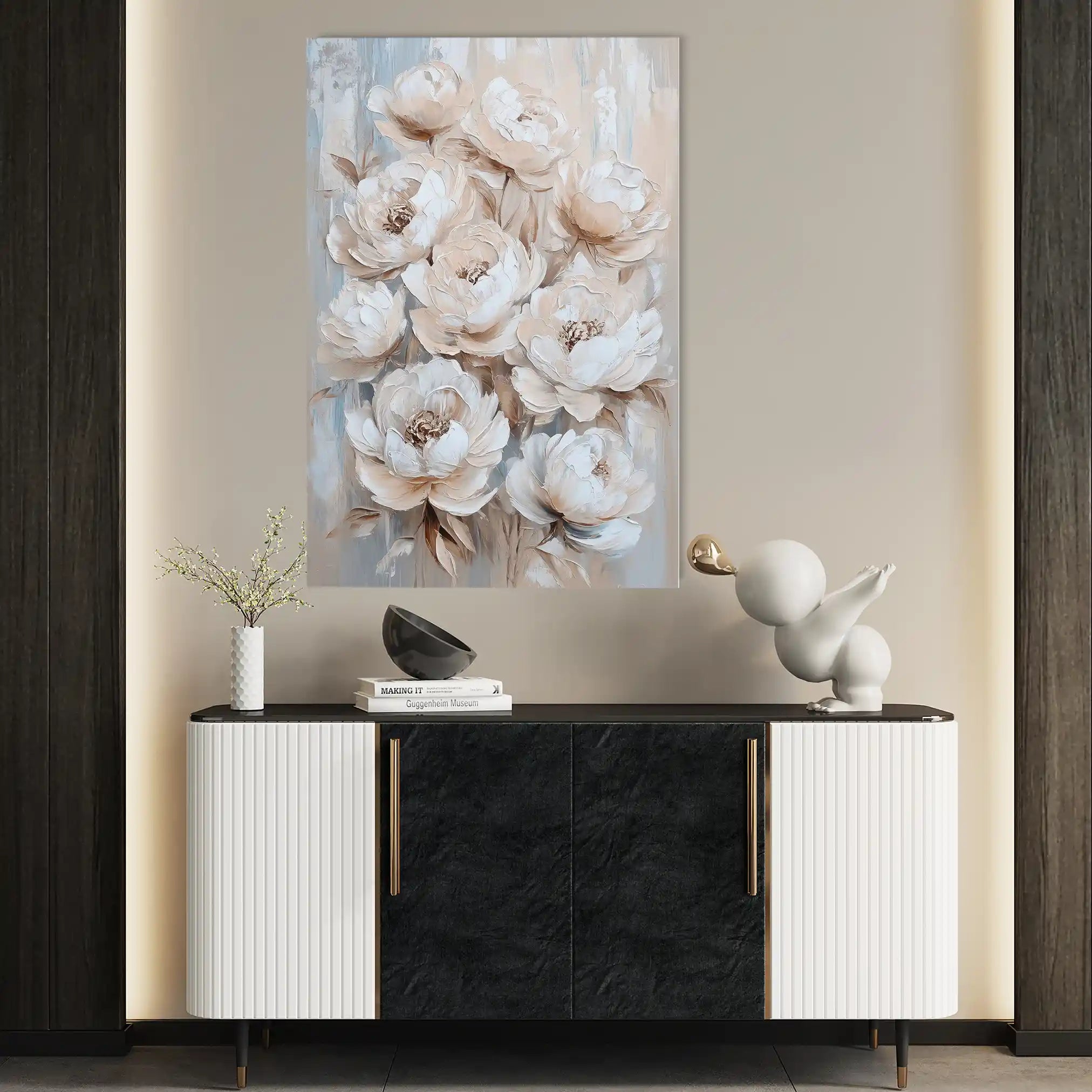 Floral Canvas Wall Art WAD1447-F 90 x 60 cm / Stretched on hidden frame