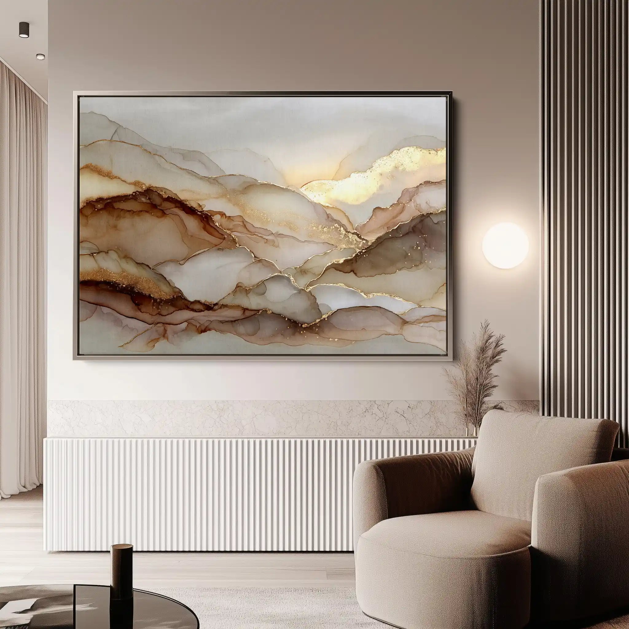 Abstract 1449 Canvas Art 60 x 40 cm / Stretched on hidden frame