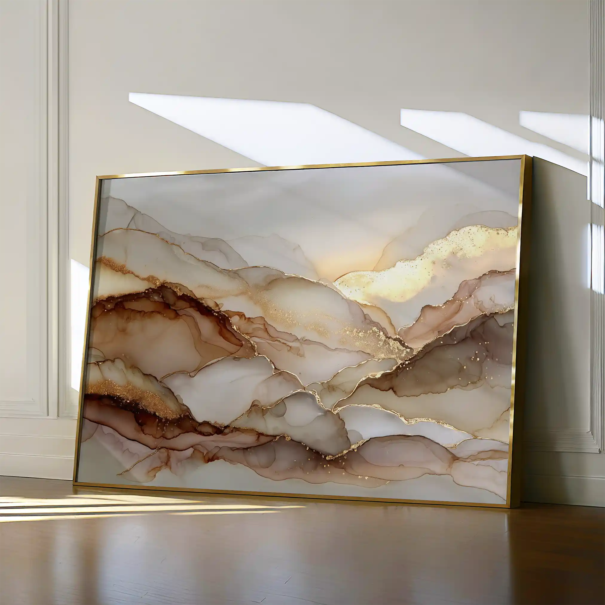 Abstract 1449 Canvas Art 60 x 40 cm / Stretched on hidden frame