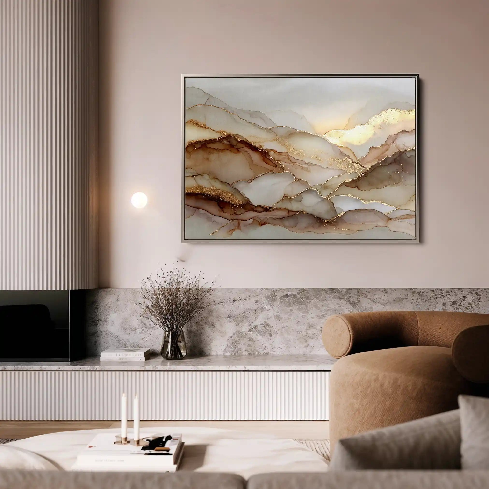 Abstract 1449 Canvas Art 60 x 40 cm / Stretched on hidden frame