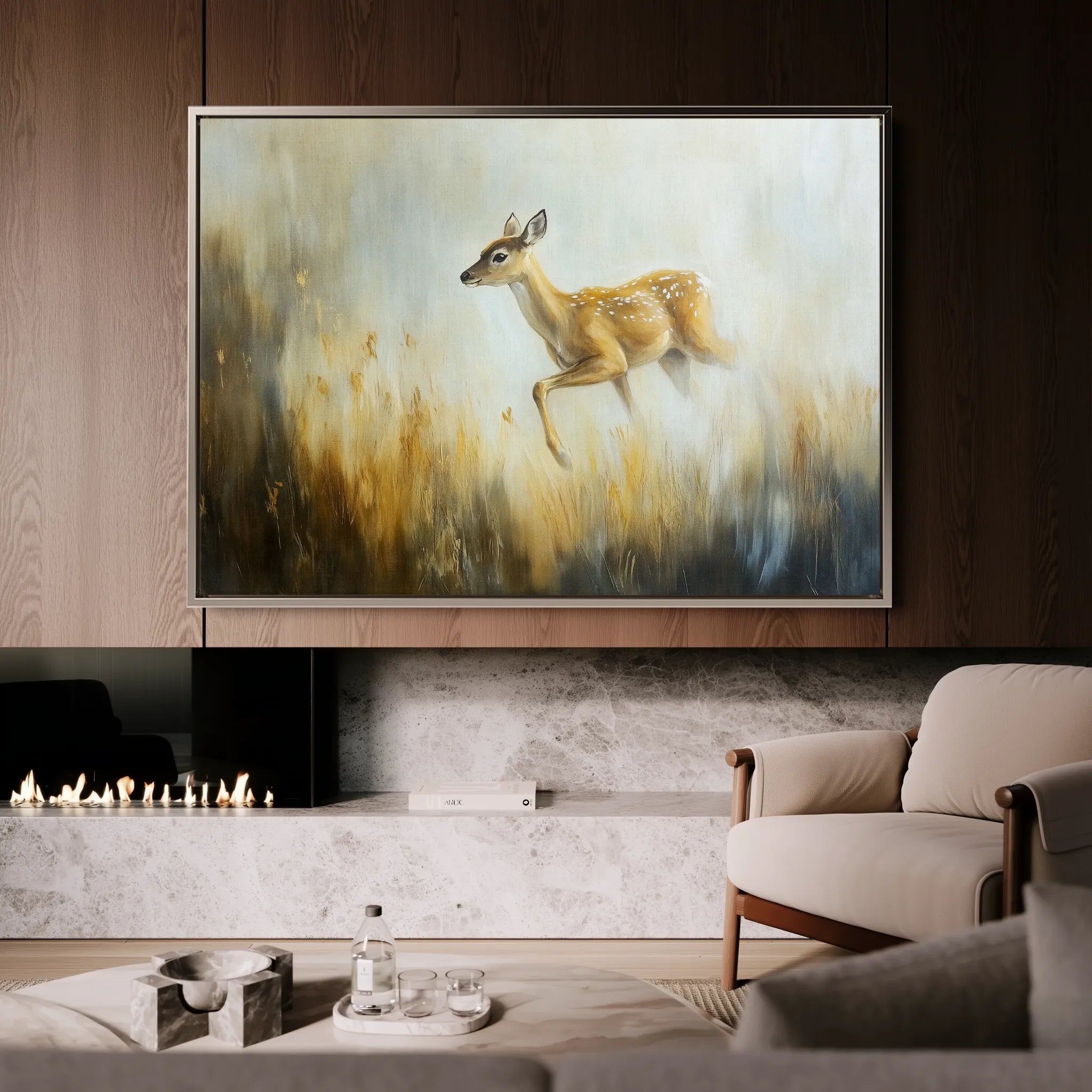 Animals Canvas Wall Art WAD145-AN 90 x 60 cm / Stretched on hidden frame
