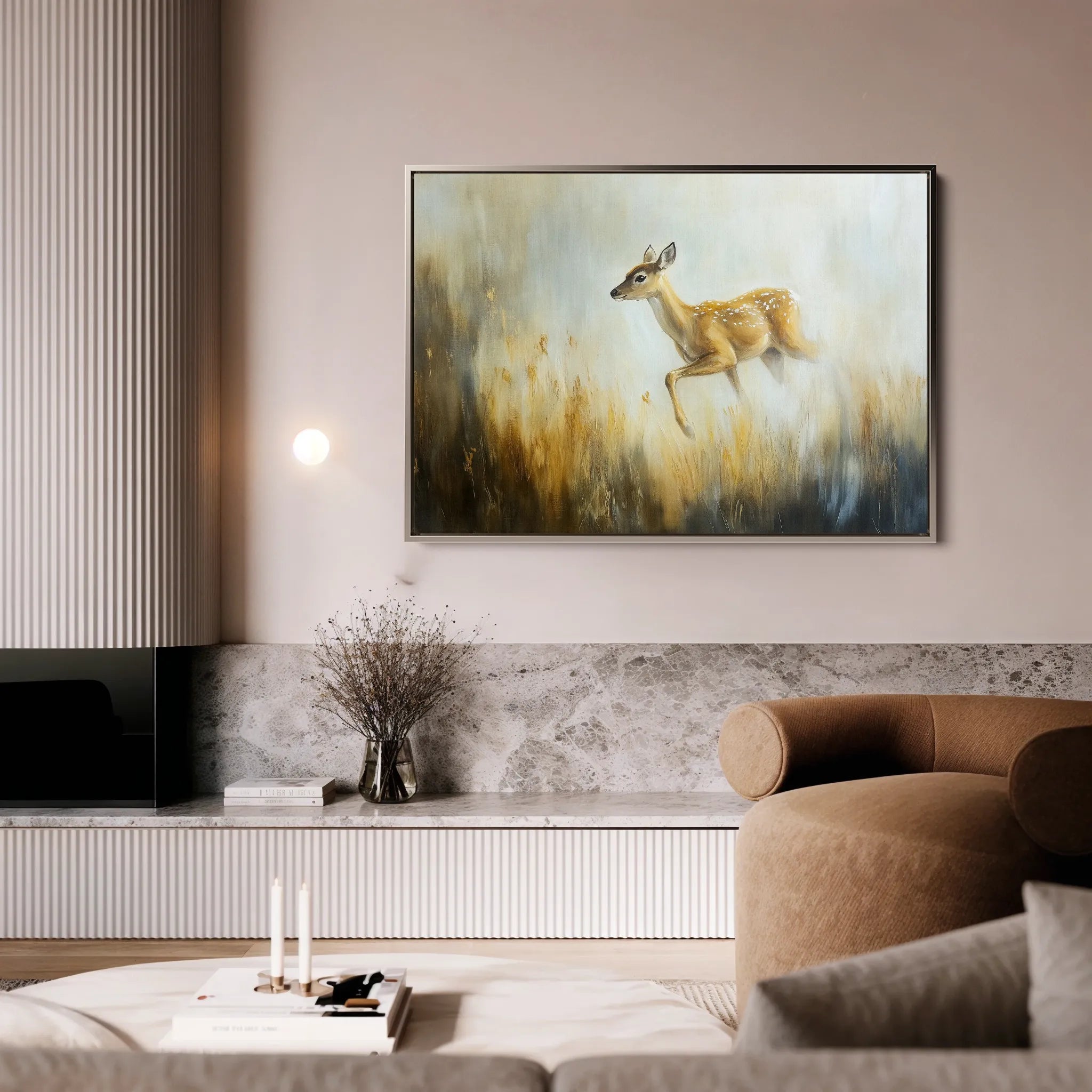 Animals Canvas Wall Art WAD145-AN 90 x 60 cm / Stretched on hidden frame