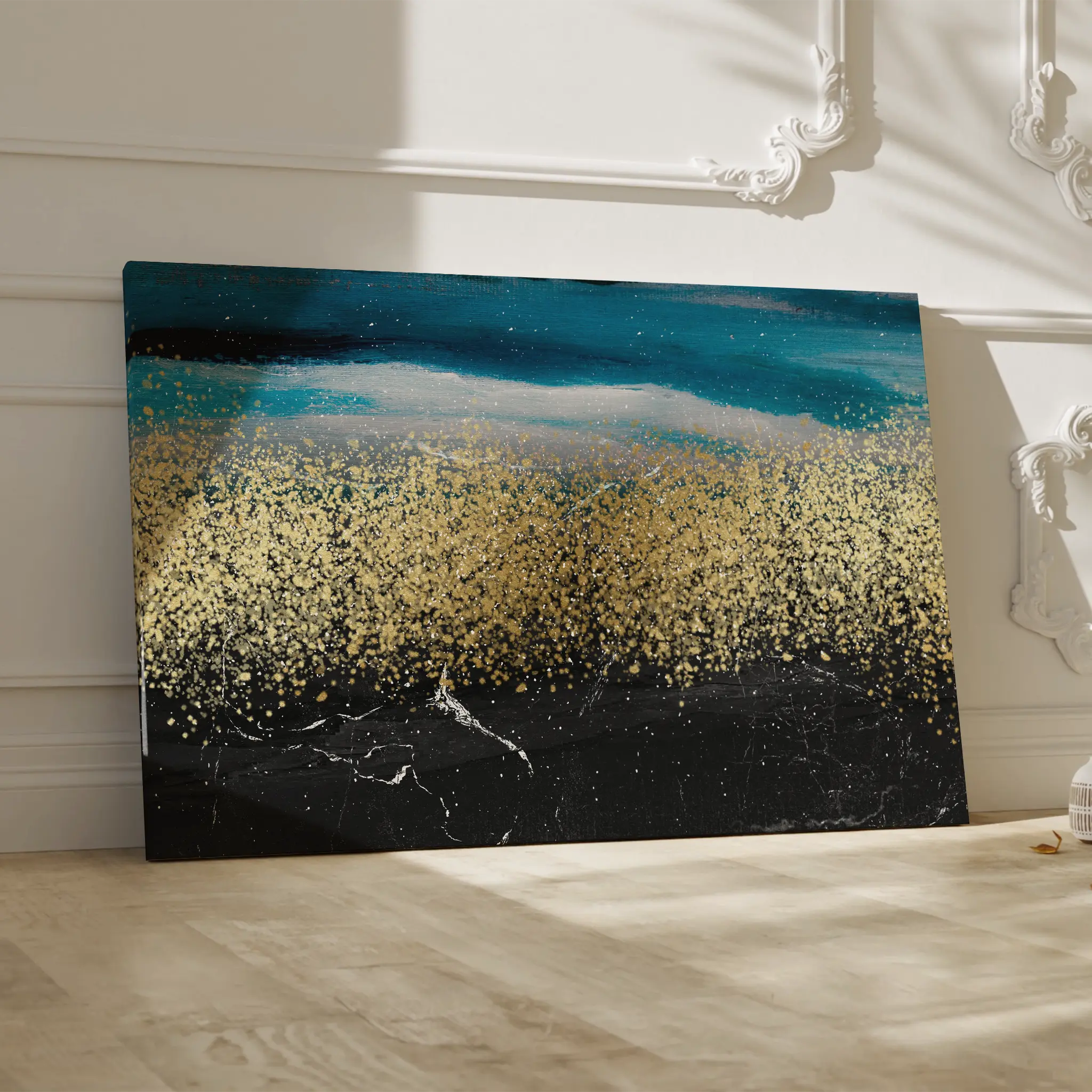 Abstract Canvas Wall Art WAD145-A 90 x 60 cm / Stretched on hidden frame