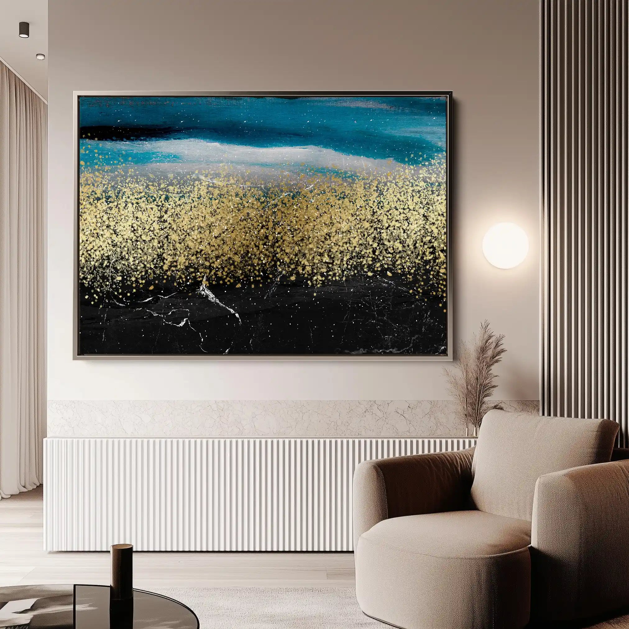 Abstract 145 Canvas Art 60 x 40 cm / Stretched on hidden frame