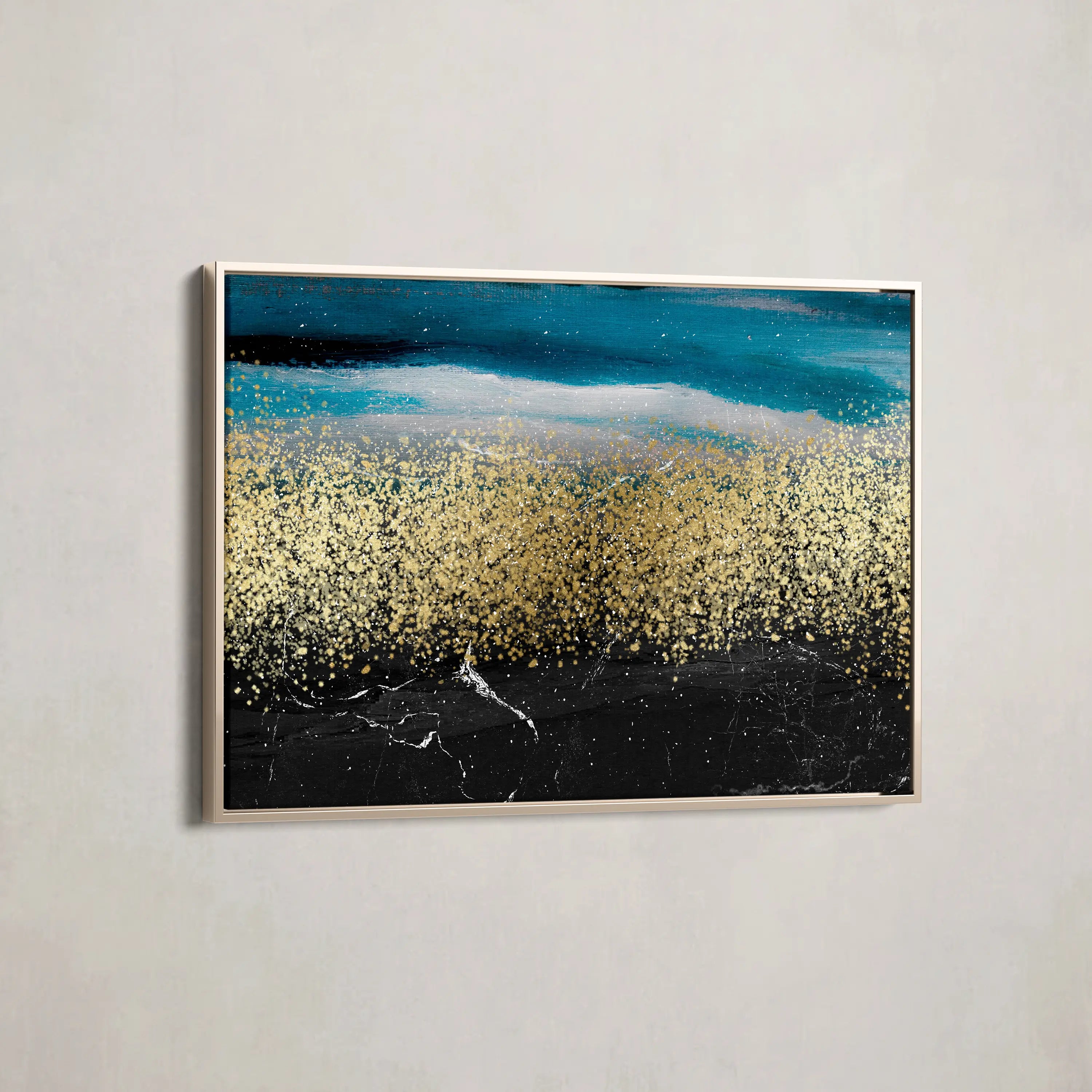 Abstract Canvas Wall Art WAD145-A 90 x 60 cm / Stretched on hidden frame