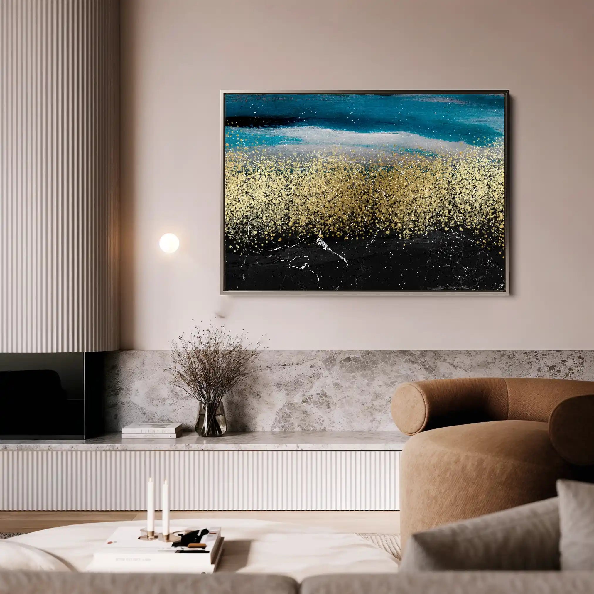 Abstract 145 Canvas Art 60 x 40 cm / Stretched on hidden frame