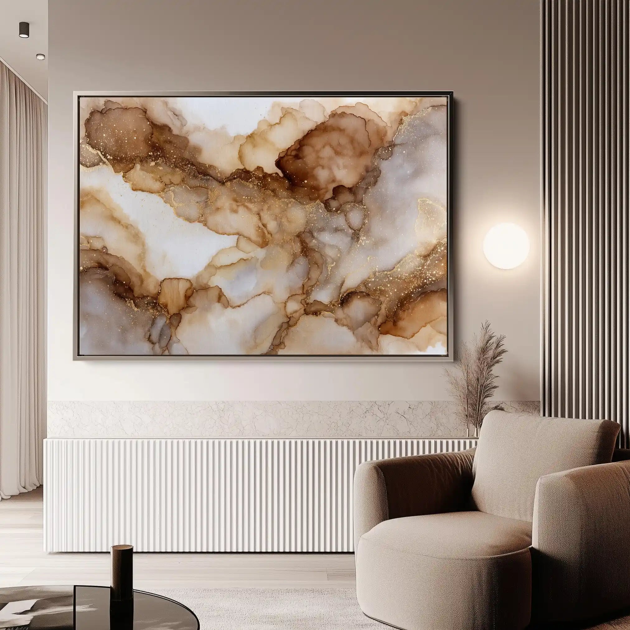 Abstract 1450 Canvas Art 60 x 40 cm / Stretched on hidden frame