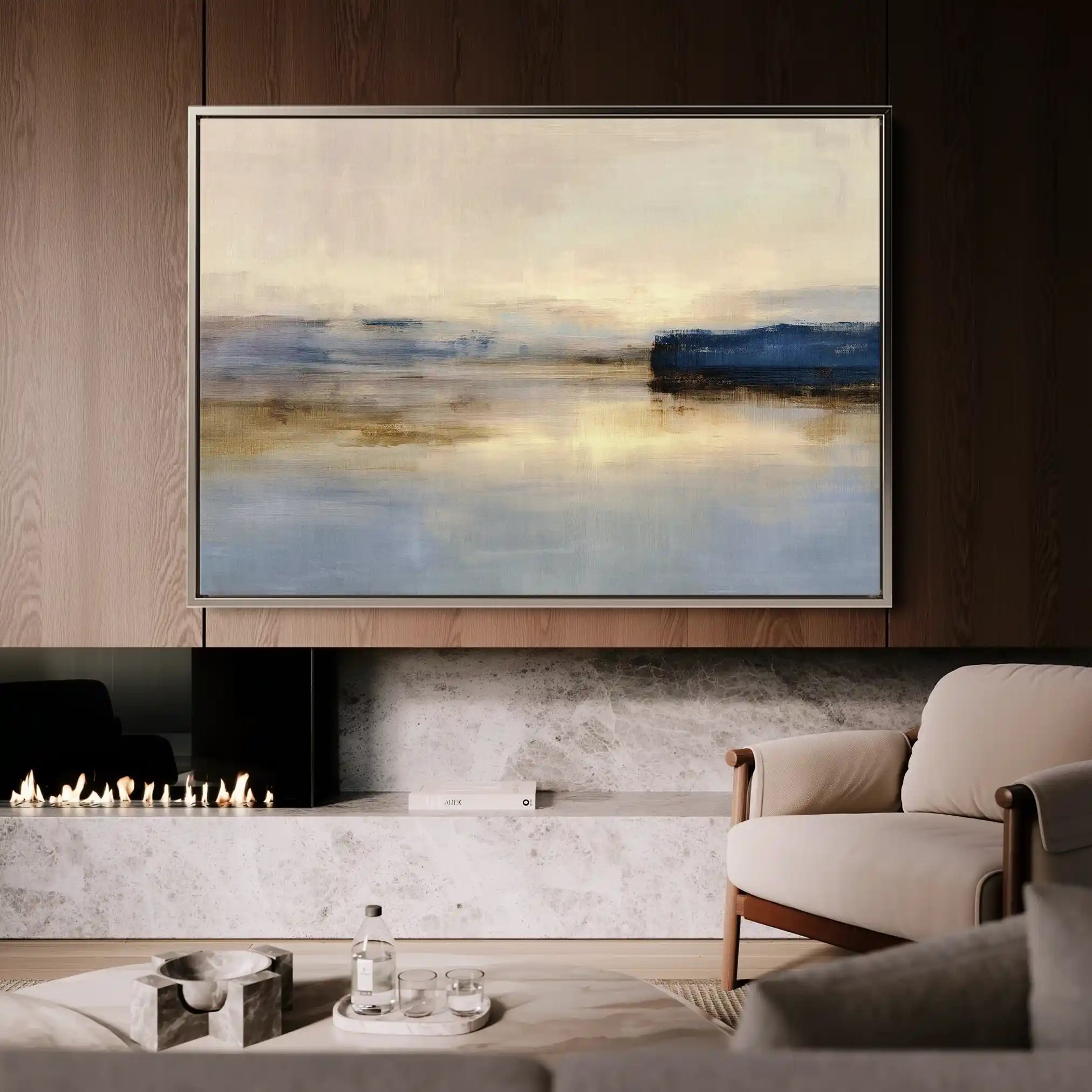 Abstract 1452 Canvas Art 60 x 40 cm / Stretched on hidden frame