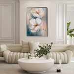 Floral Canvas Wall Art WAD1453-F 90 x 60 cm / Stretched on hidden frame