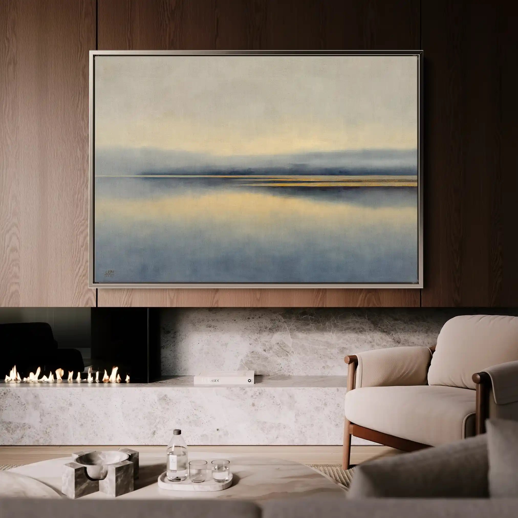 Abstract 1454 Canvas Art 60 x 40 cm / Stretched on hidden frame