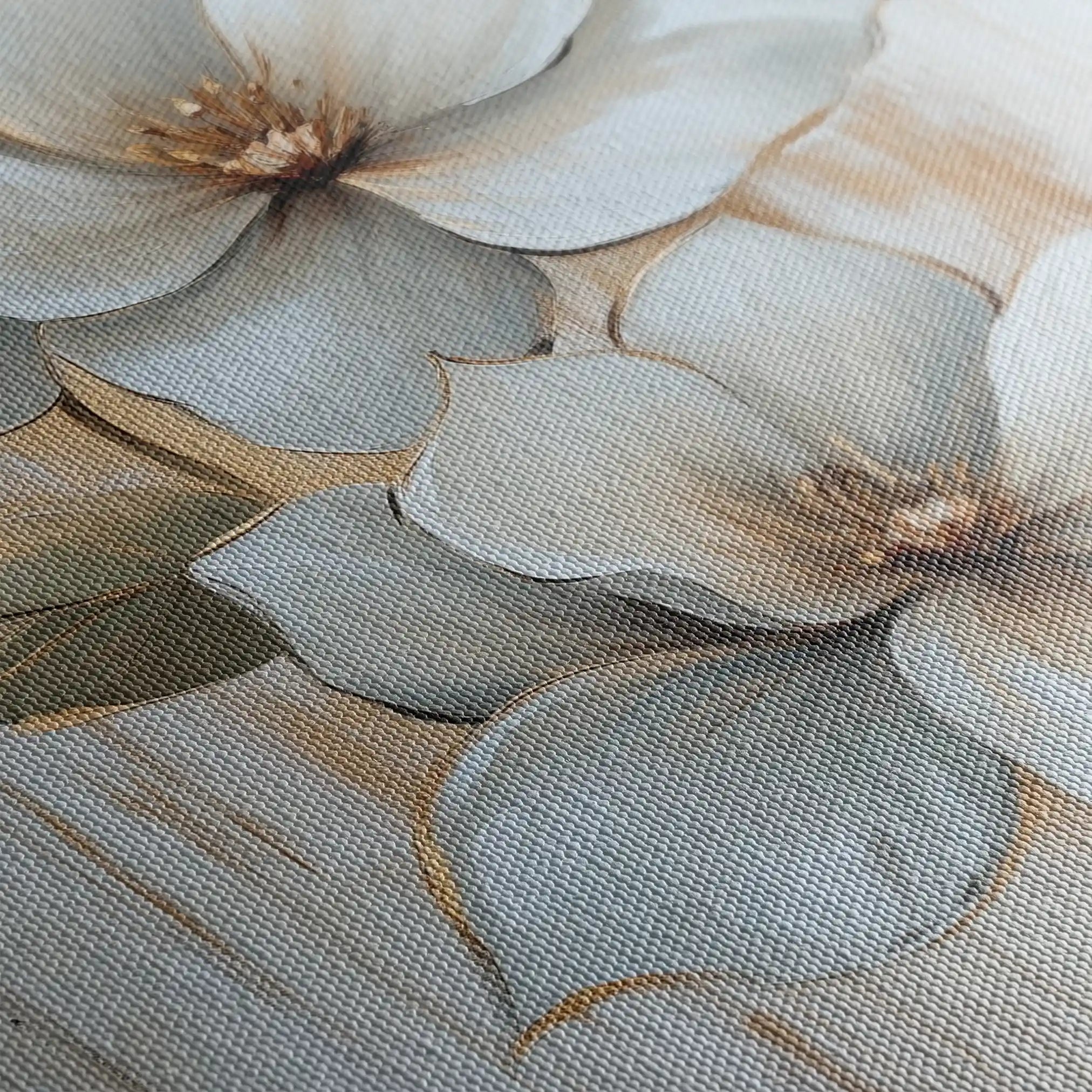 Floral Canvas Wall Art WAD1456-F 90 x 60 cm / Stretched on hidden frame