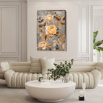 Floral Canvas Wall Art WAD1459-F 90 x 60 cm / Stretched on hidden frame