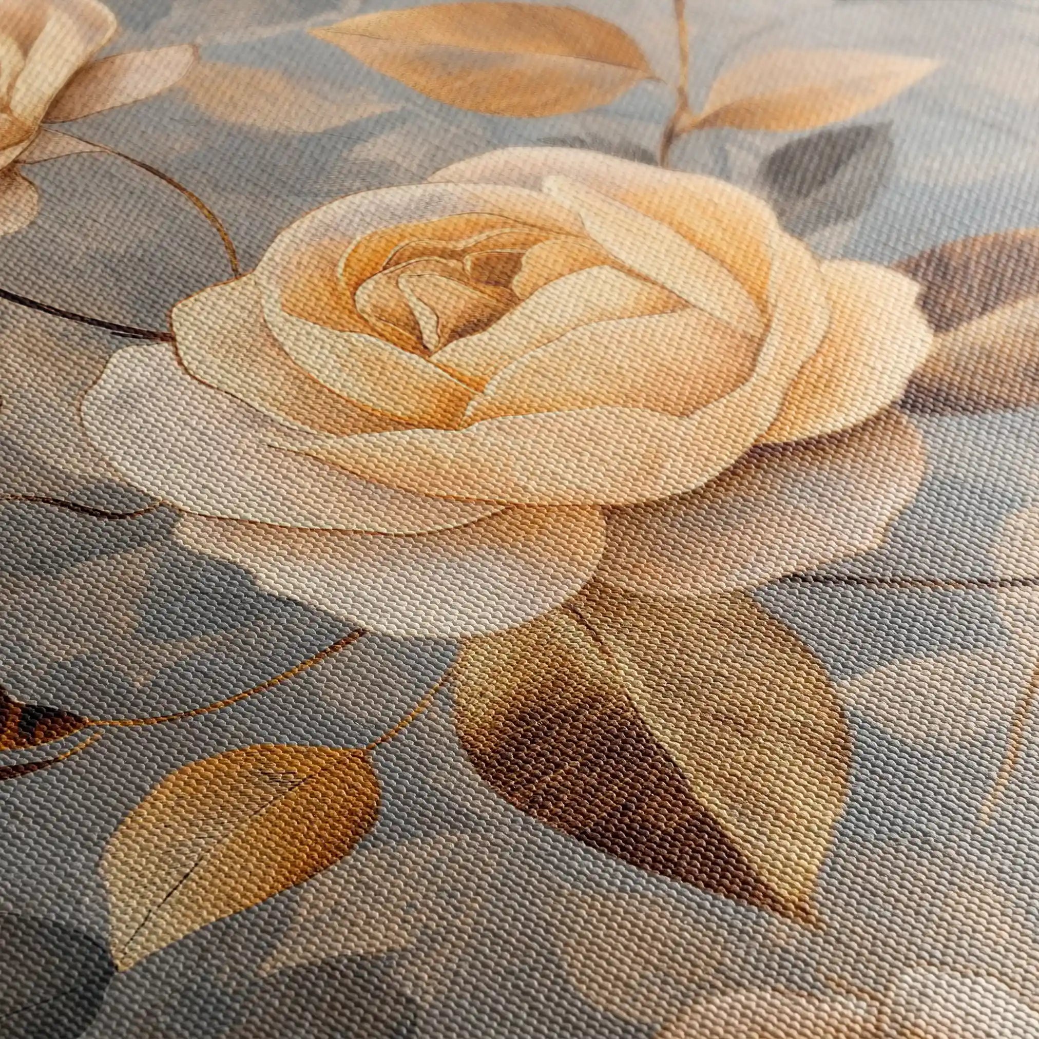 Floral Canvas Wall Art WAD1459-F 90 x 60 cm / Stretched on hidden frame
