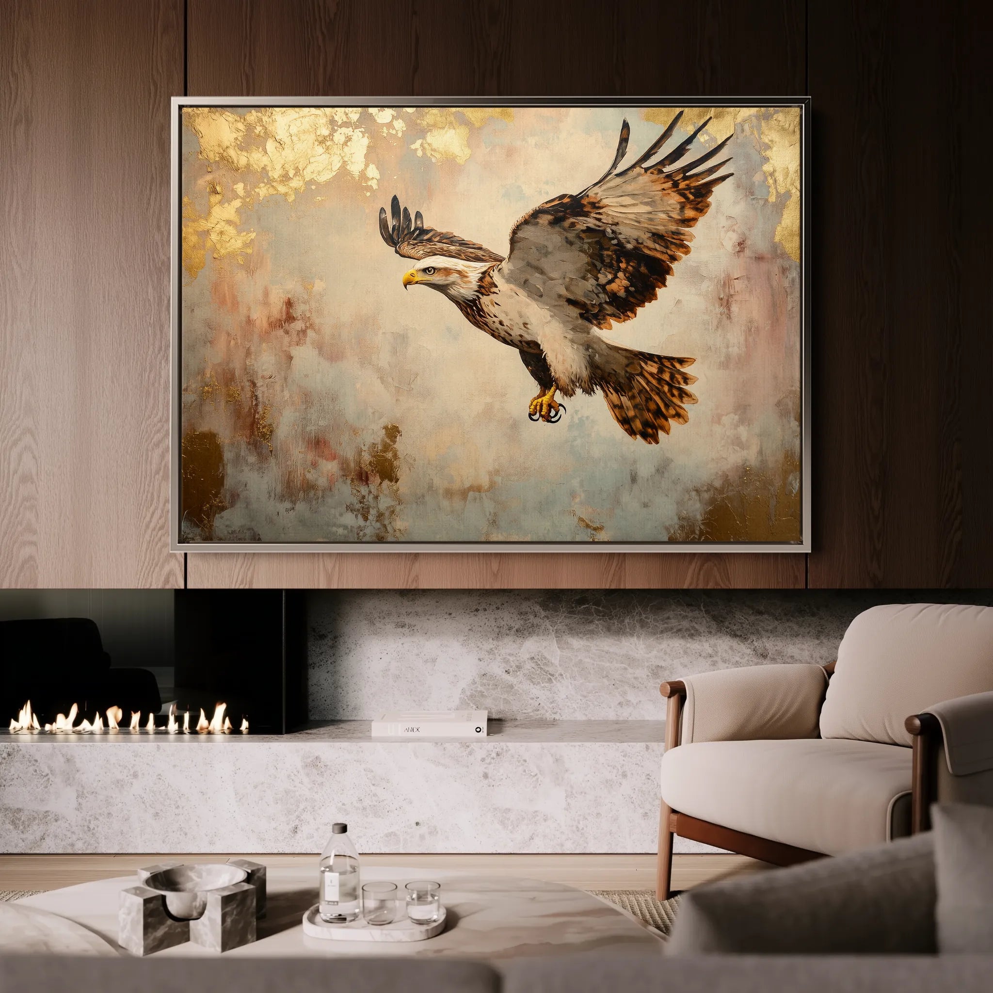 Animals Canvas Wall Art WAD146-AN 90 x 60 cm / Stretched on hidden frame