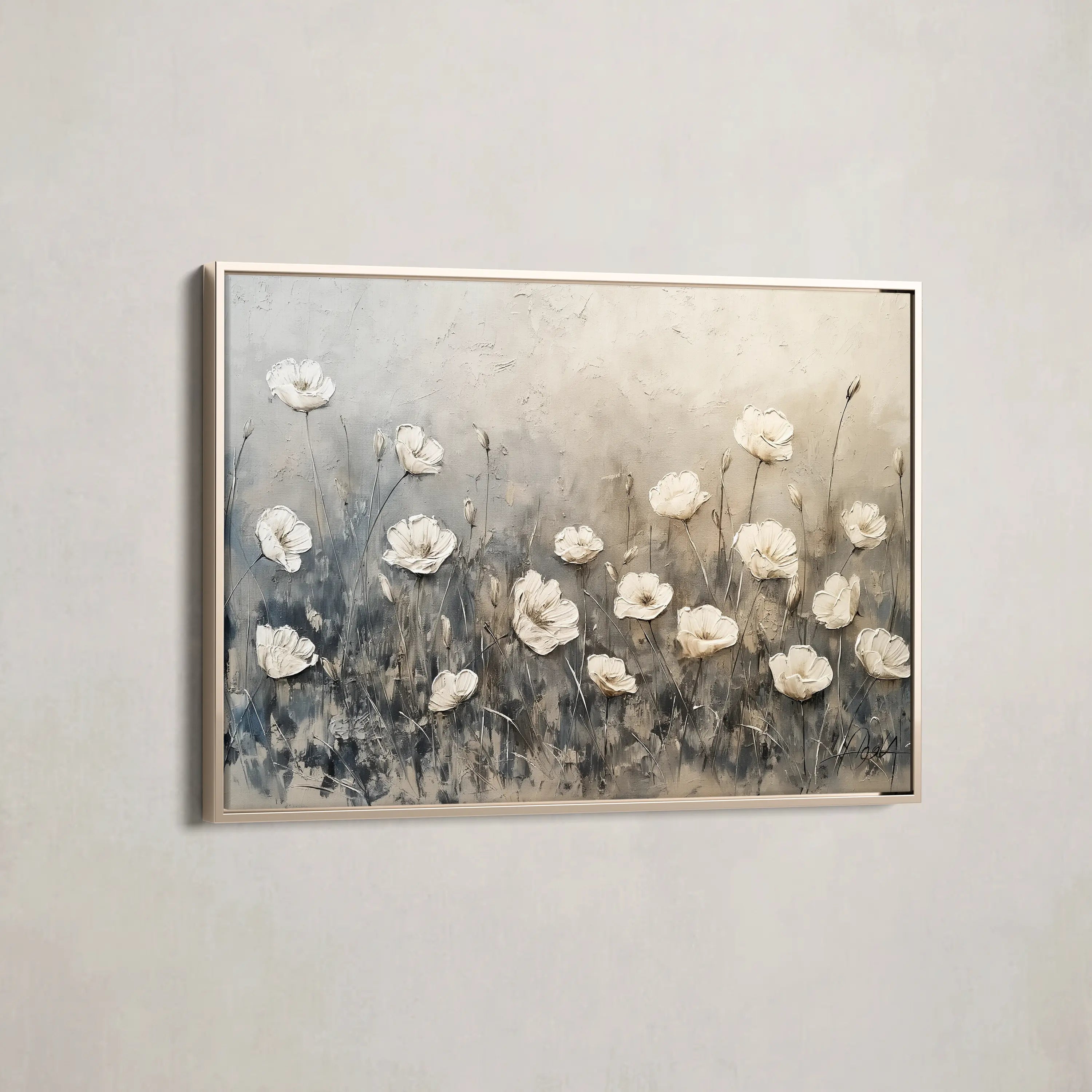 Floral Canvas Wall Art WAD146-F 90 x 60 cm / Stretched on hidden frame