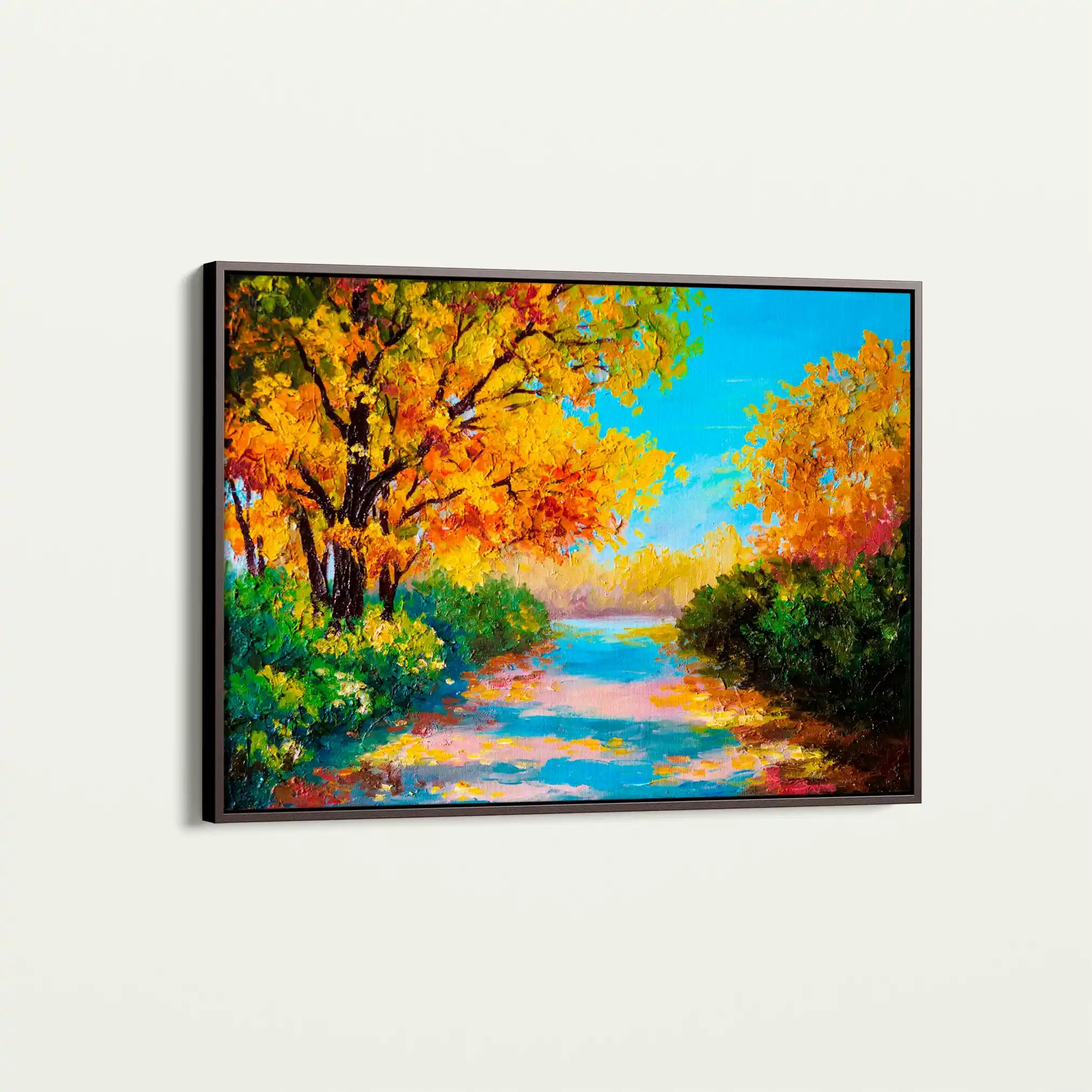Landscape 146 Canvas Art 90 x 60 cm / Stretched on hidden frame
