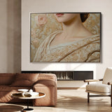 Portrait 146 Canvas Art 90 x 60 cm / Stretched on hidden frame
