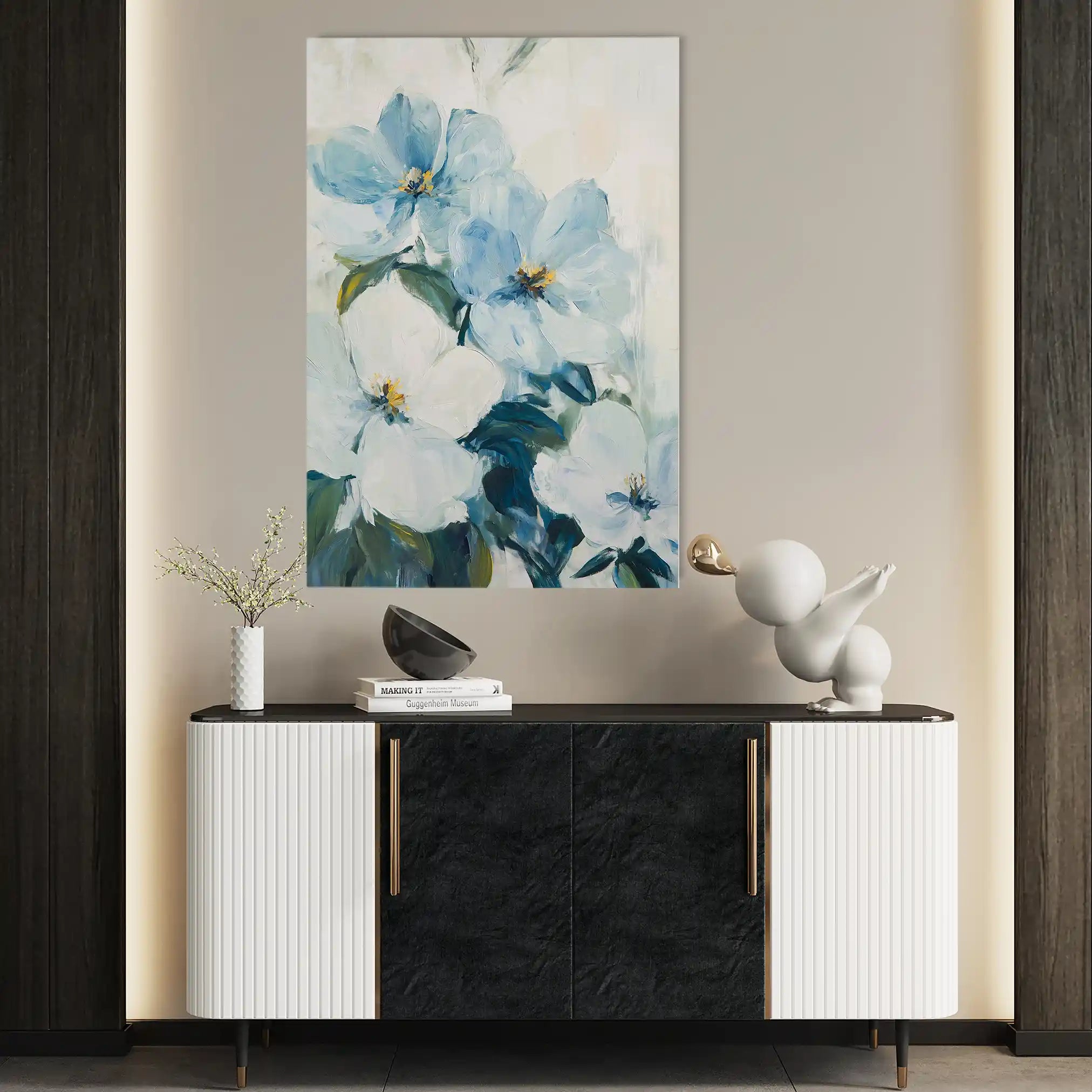 Floral Canvas Wall Art WAD1462-F 90 x 60 cm / Stretched on hidden frame