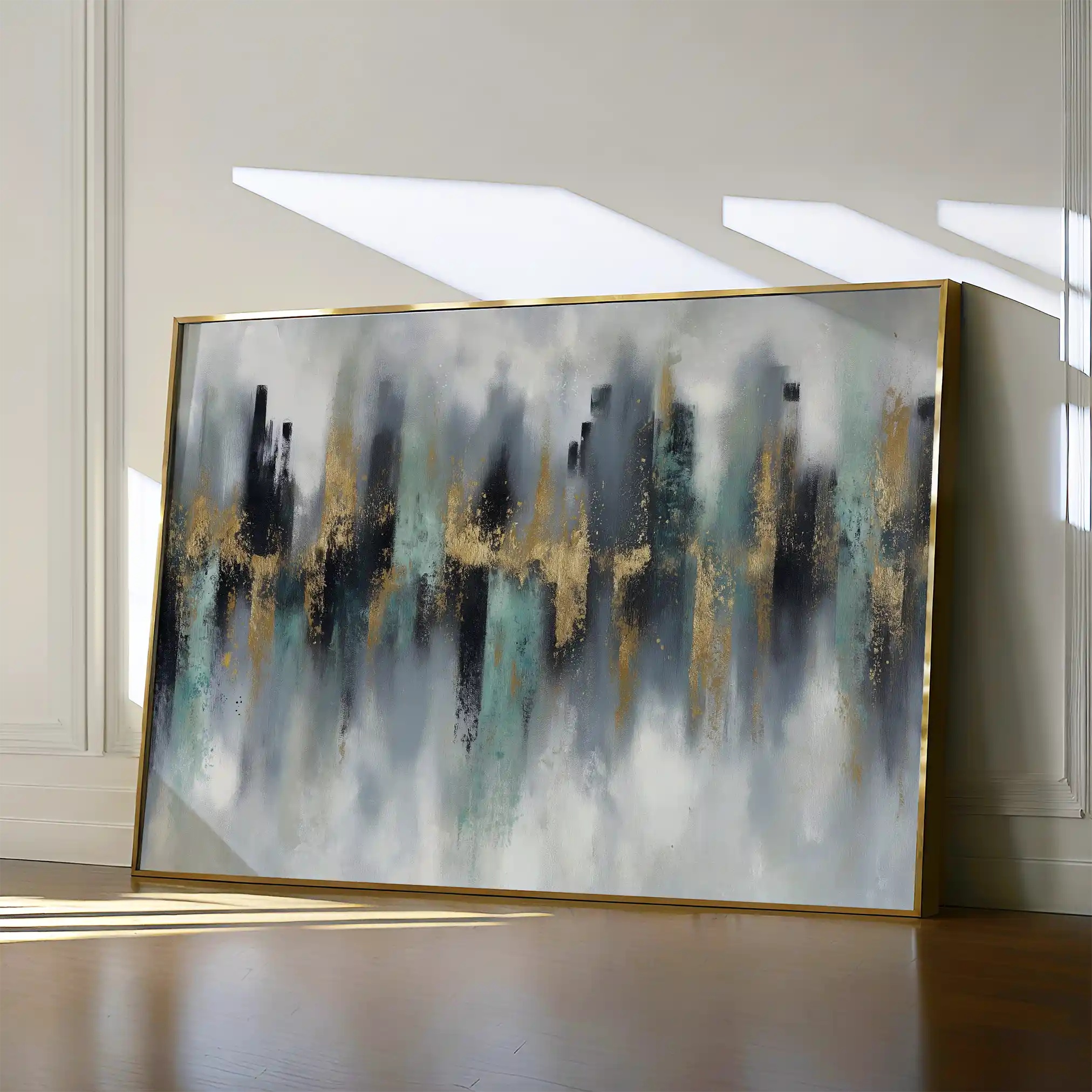 Abstract 1464 Canvas Art 60 x 40 cm / Stretched on hidden frame