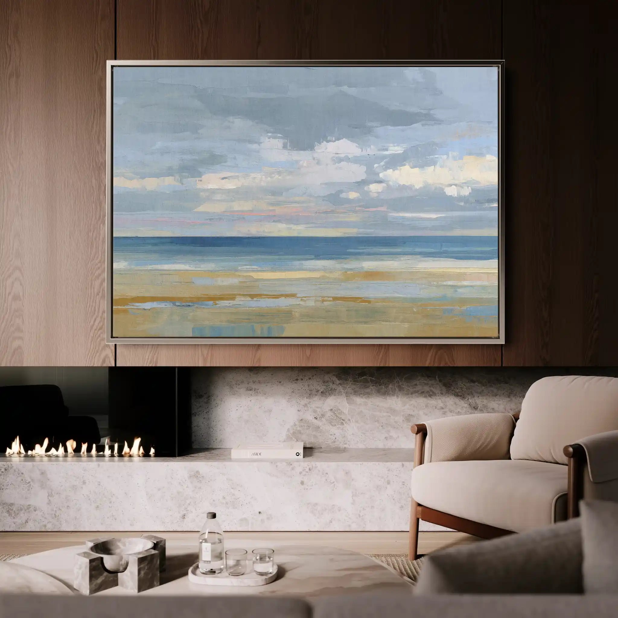 Abstract 1466 Canvas Art 60 x 40 cm / Stretched on hidden frame