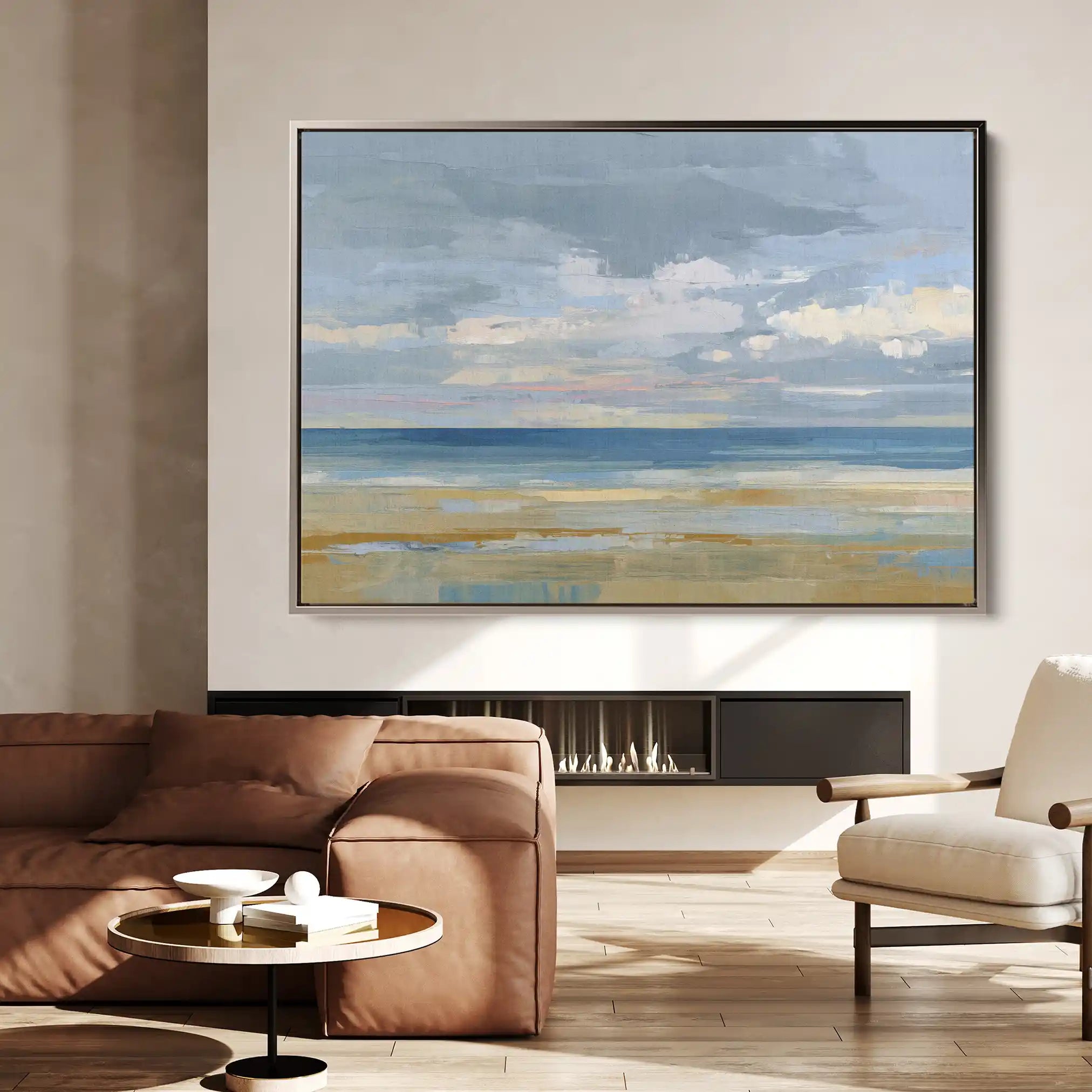 Abstract 1466 Canvas Art 60 x 40 cm / Stretched on hidden frame