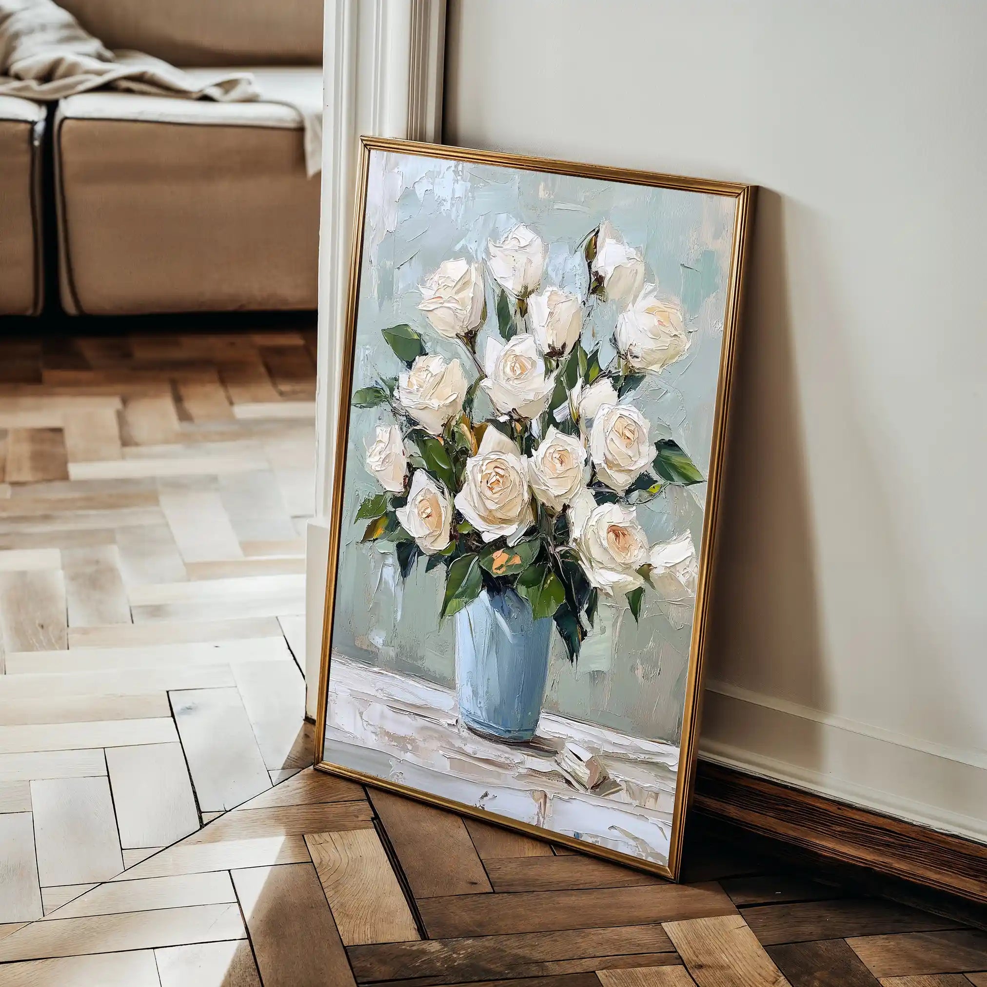Floral Canvas Wall Art WAD1467-F 90 x 60 cm / Stretched on hidden frame