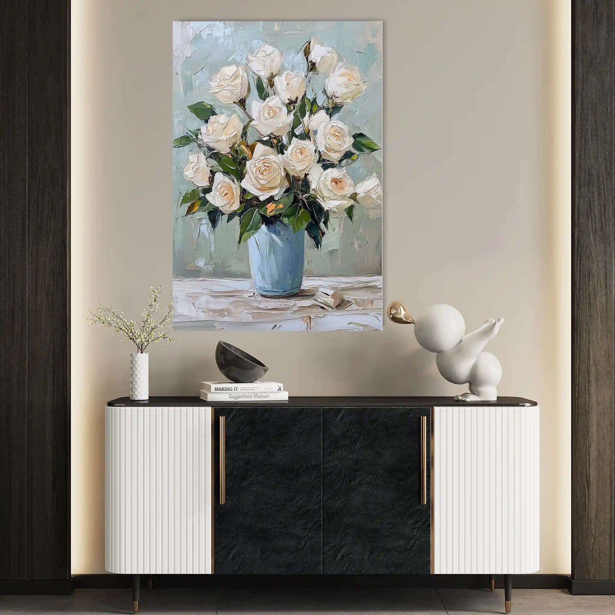 Floral Canvas Wall Art WAD1467-F 90 x 60 cm / Stretched on hidden frame