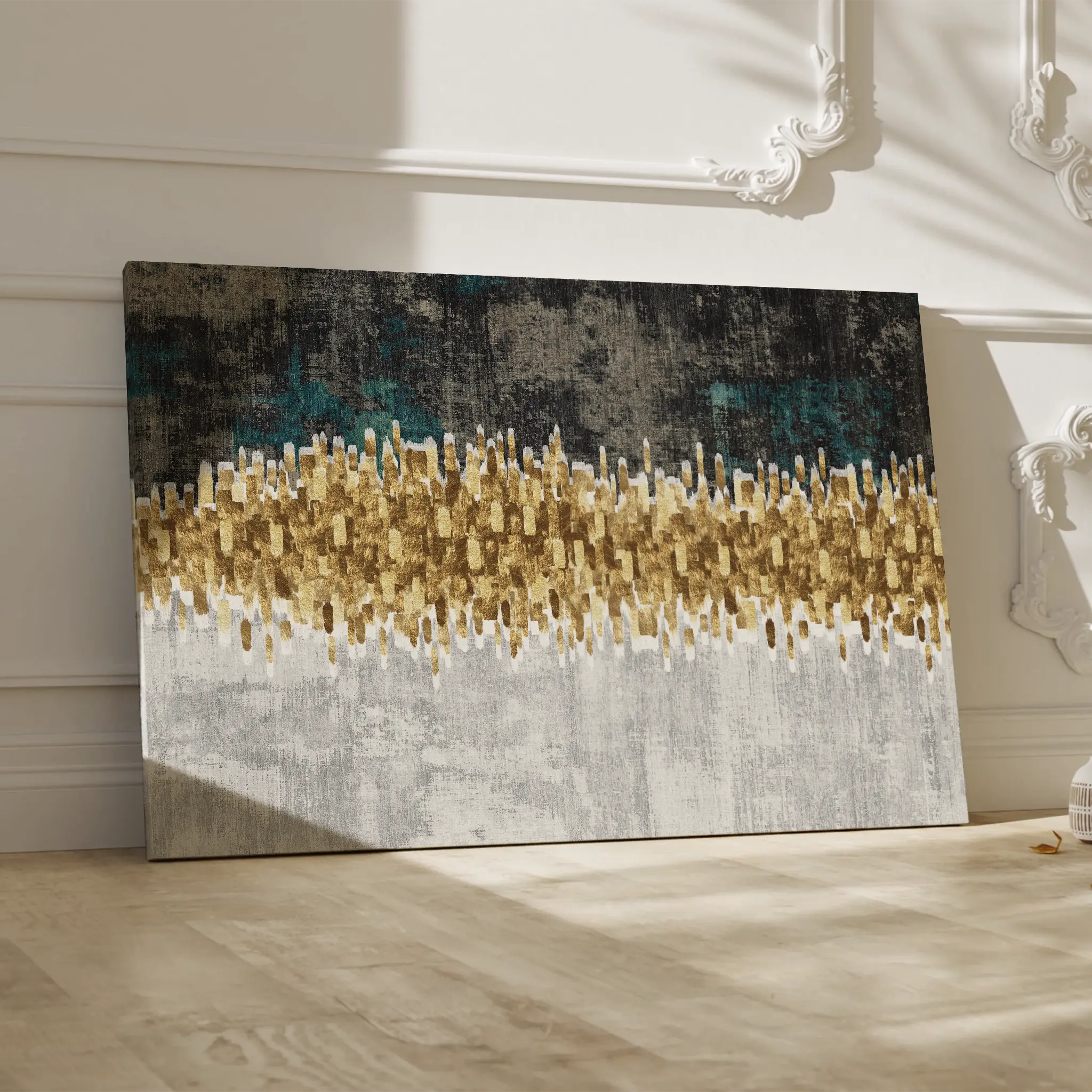 Abstract Canvas Wall Art WAD147-A 90 x 60 cm / Stretched on hidden frame