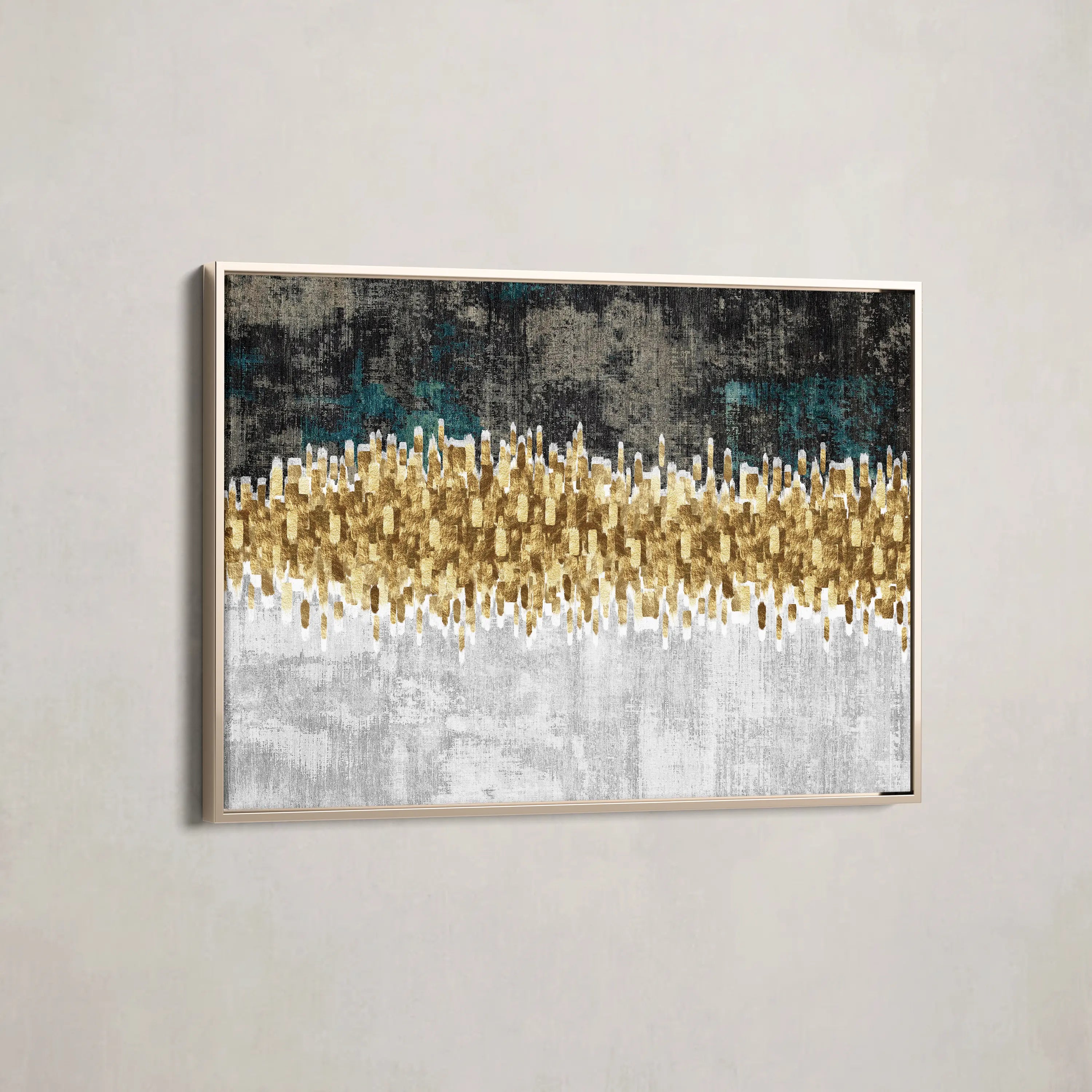 Abstract Canvas Wall Art WAD147-A 90 x 60 cm / Stretched on hidden frame