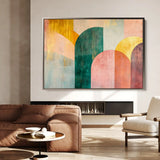 Boho 147 Canvas Art 90 x 60 cm / Stretched on hidden frame