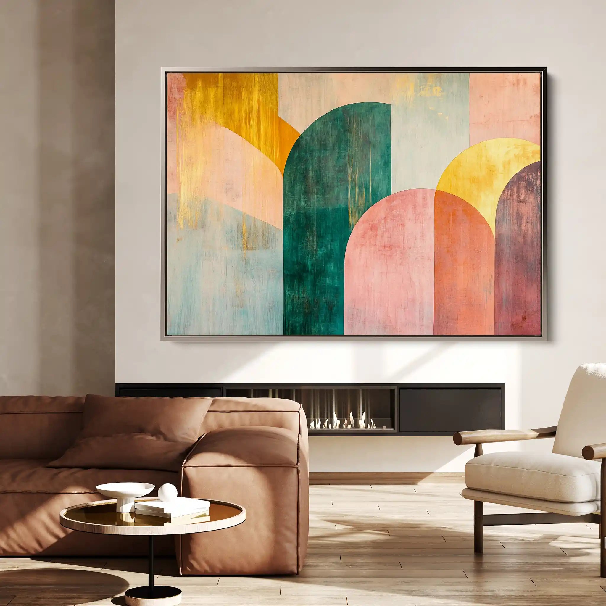 Boho 147 Canvas Art 90 x 60 cm / Stretched on hidden frame