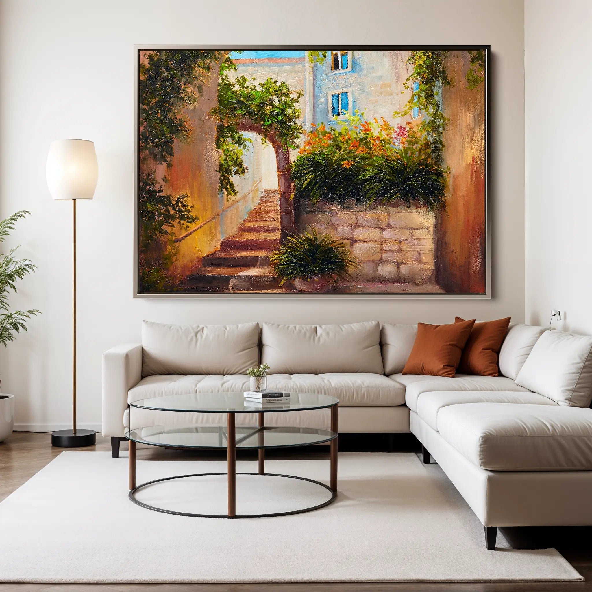 Landscape Canvas Wall Art WAD147-L 90 x 60 cm / Stretched on hidden frame