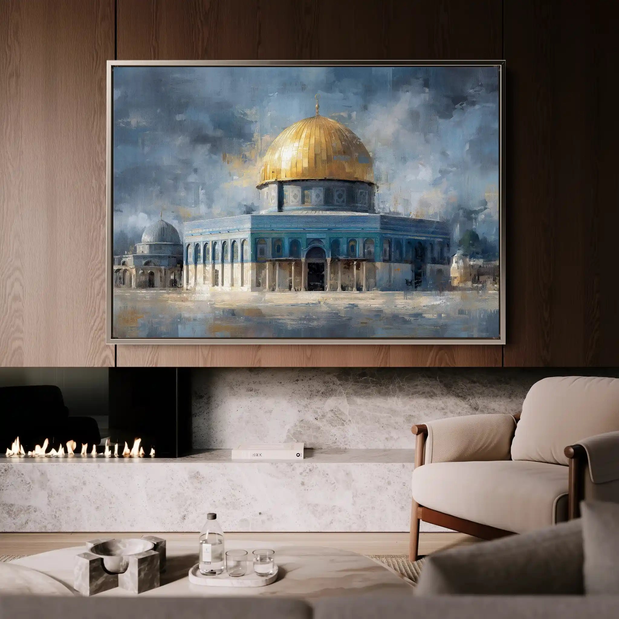 Palestine 147 Canvas Art 60 x 40 cm / Stretched on hidden frame