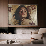 Portrait 147 Canvas Art 90 x 60 cm / Stretched on hidden frame