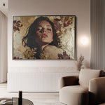 Portrait 147 Canvas Art 90 x 60 cm / Stretched on hidden frame