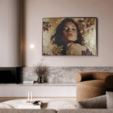 Portrait 147 Canvas Art 90 x 60 cm / Stretched on hidden frame