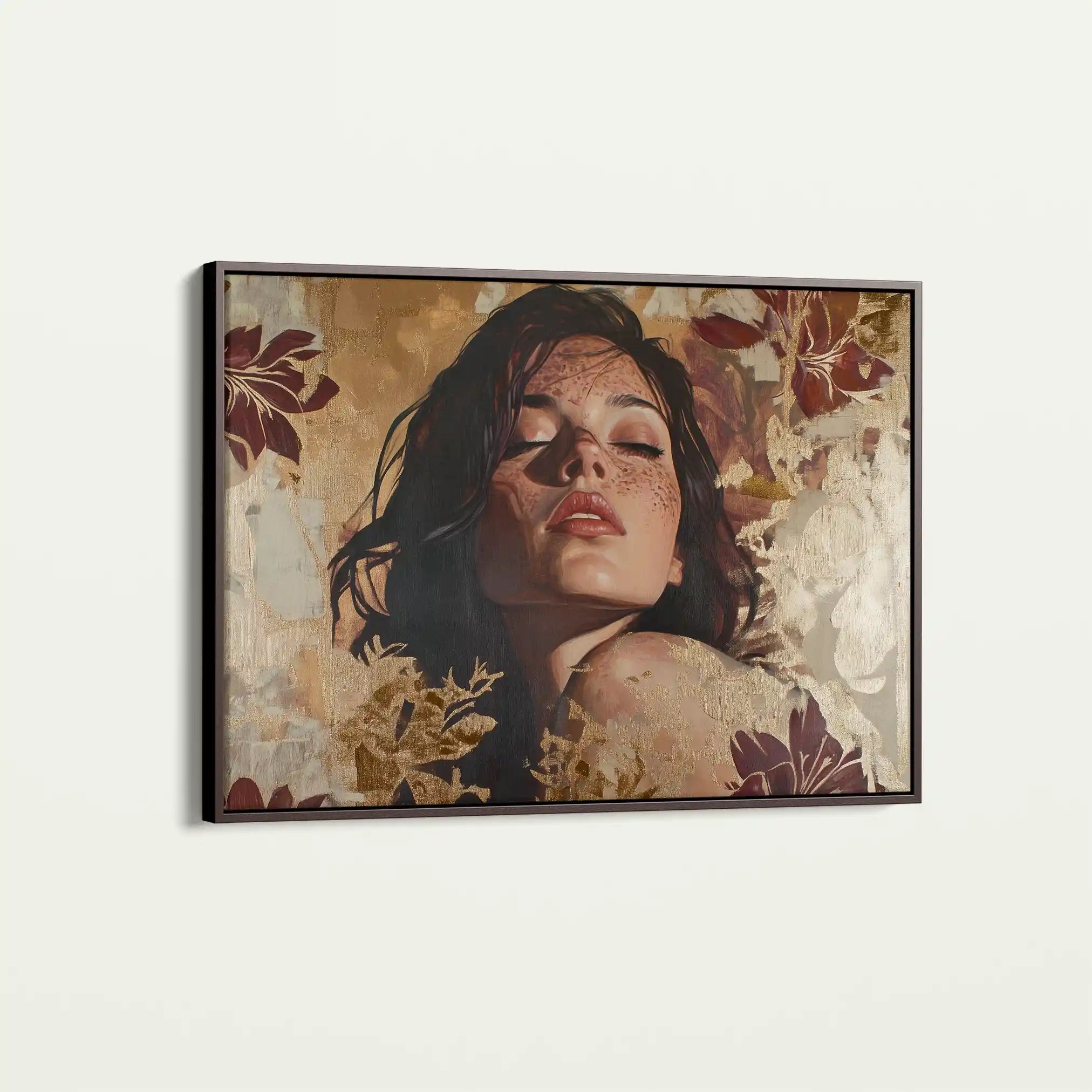 Portrait 147 Canvas Art 90 x 60 cm / Stretched on hidden frame