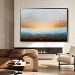 Abstract 1470 Canvas Art 60 x 40 cm / Stretched on hidden frame