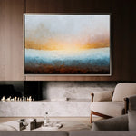 Abstract 1470 Canvas Art 60 x 40 cm / Stretched on hidden frame