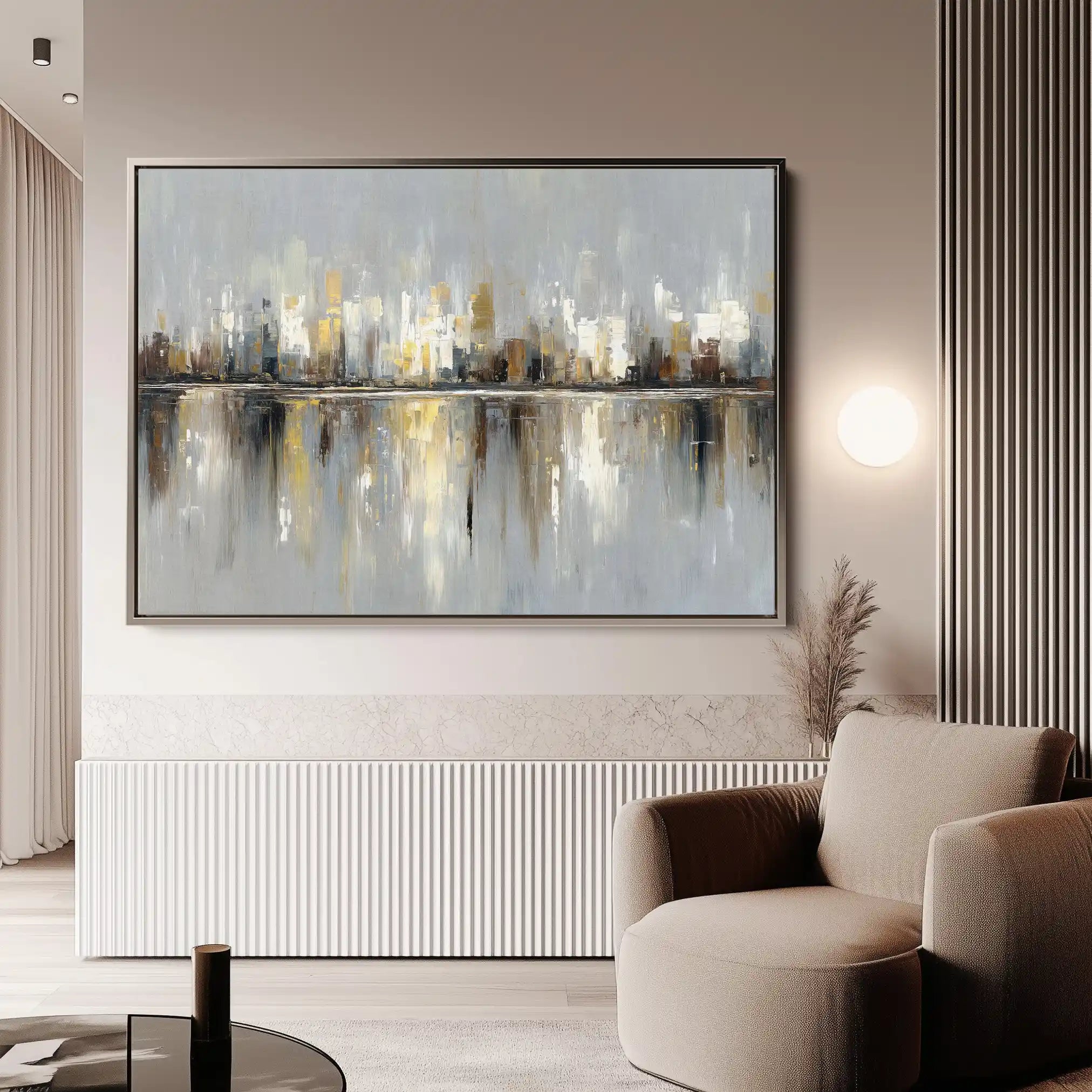 Abstract 1472 Canvas Art 60 x 40 cm / Stretched on hidden frame