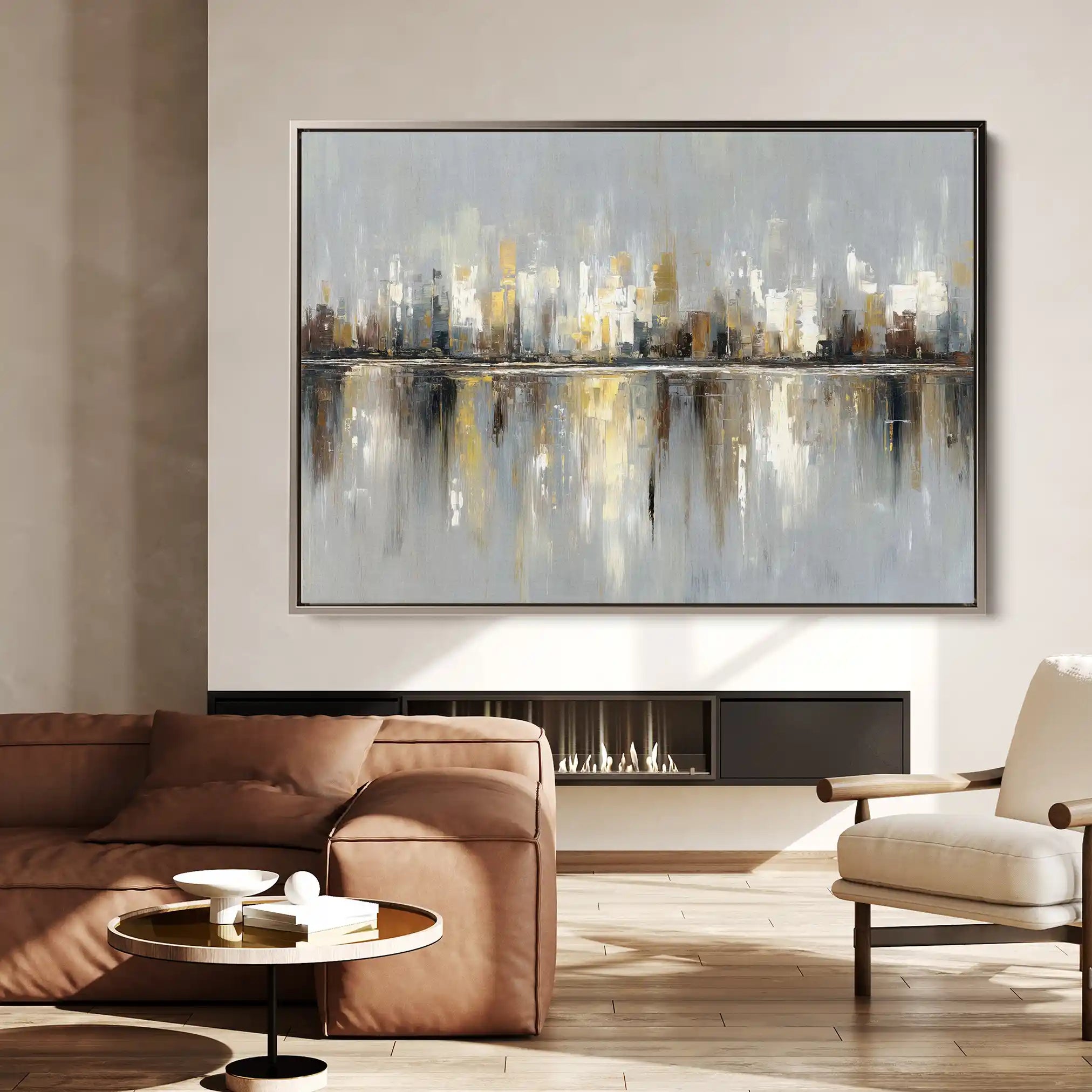 Abstract 1472 Canvas Art 60 x 40 cm / Stretched on hidden frame