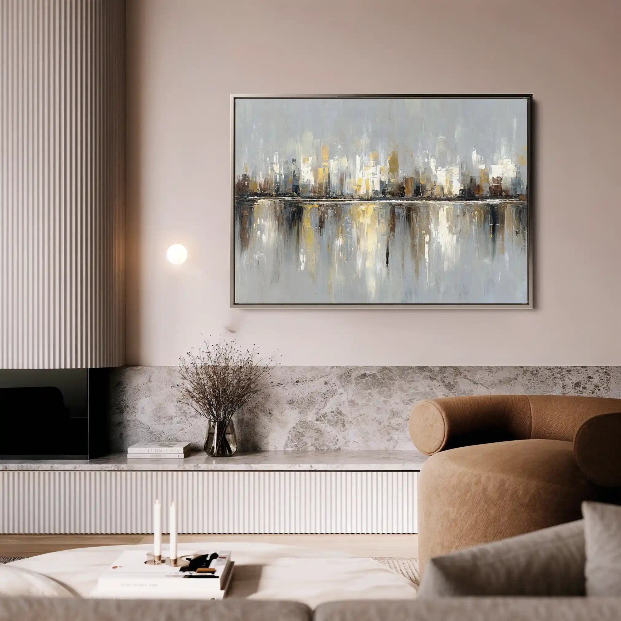 Abstract 1472 Canvas Art 60 x 40 cm / Stretched on hidden frame