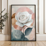 Floral Canvas Wall Art WAD1472-F 90 x 60 cm / Stretched on hidden frame