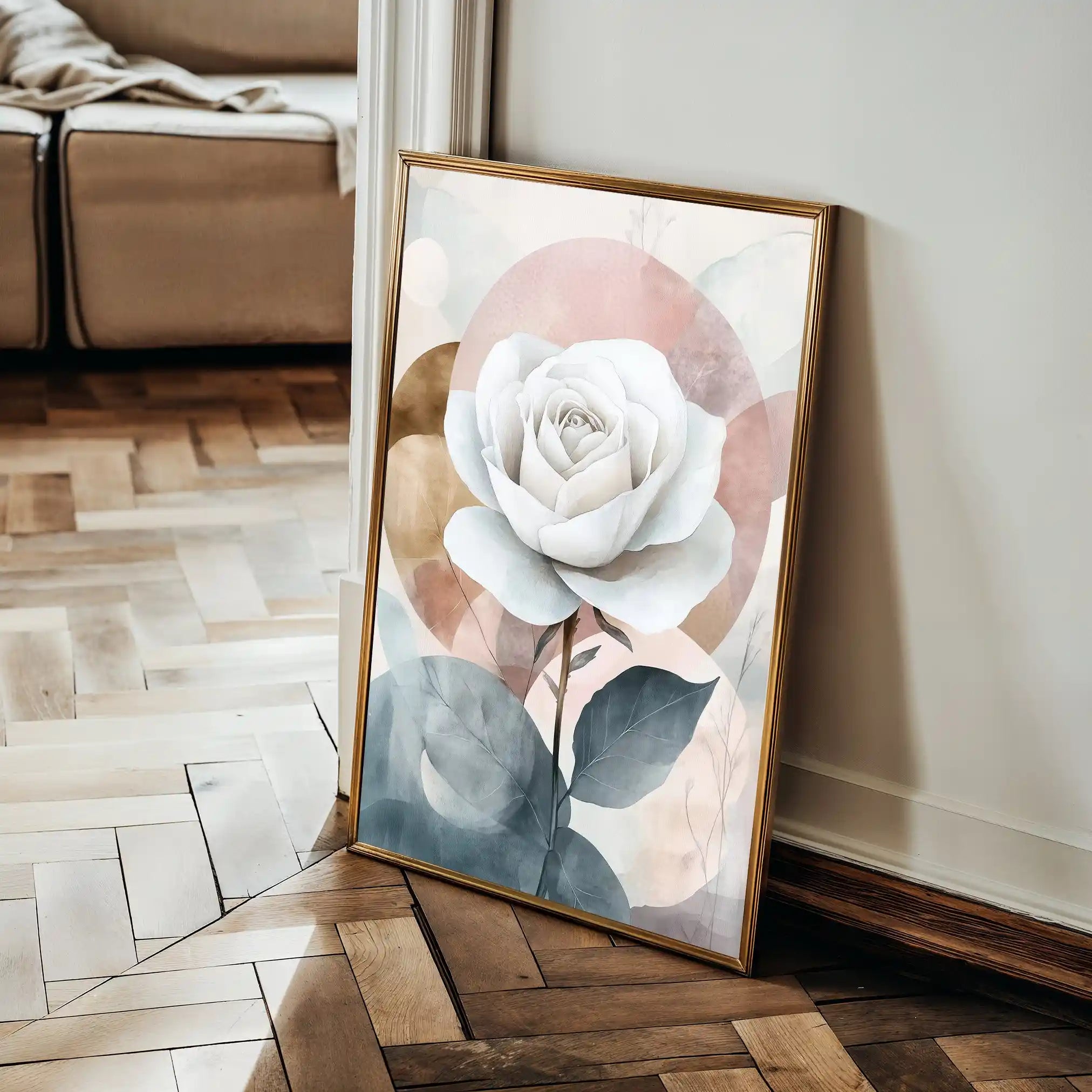 Floral Canvas Wall Art WAD1472-F 90 x 60 cm / Stretched on hidden frame