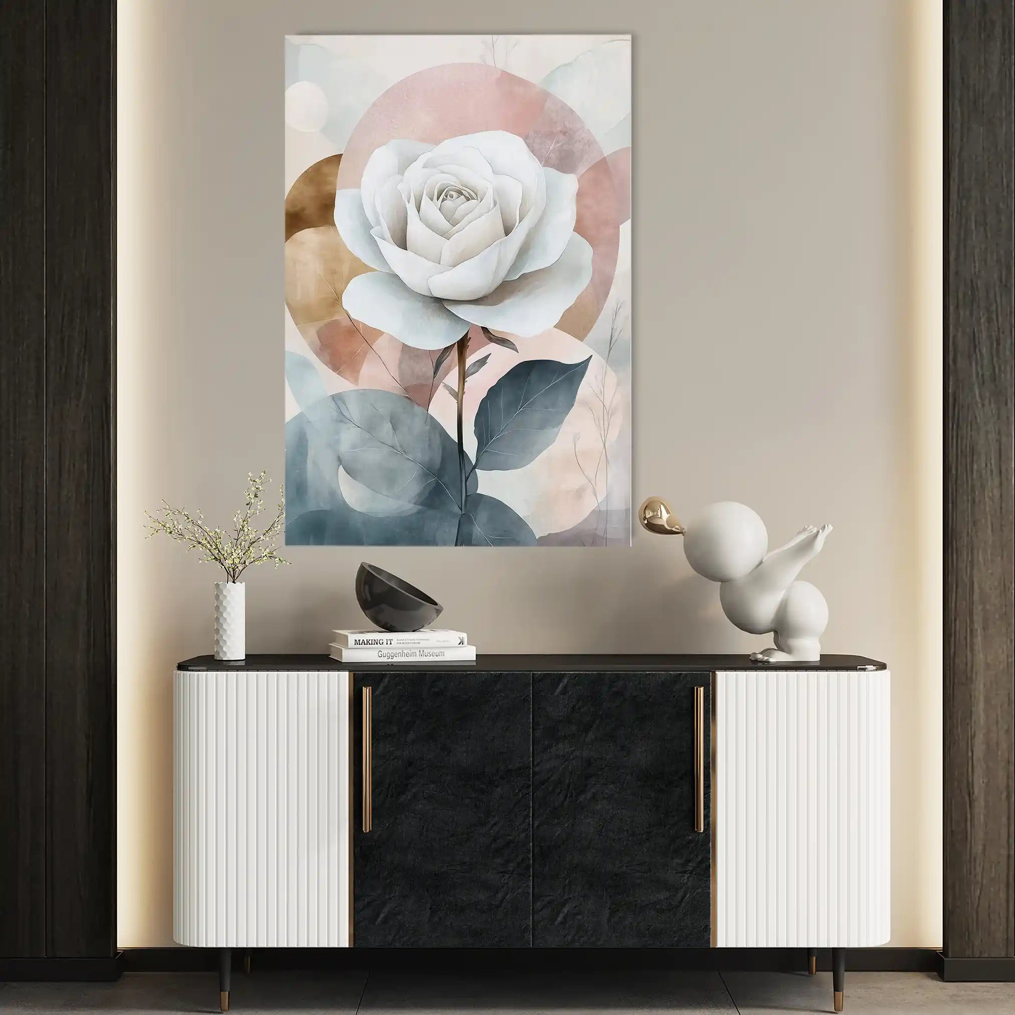 Floral Canvas Wall Art WAD1472-F 90 x 60 cm / Stretched on hidden frame